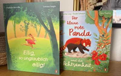 Zwei Kinderbücher, die spielerisch Achtsamkeit vermitteln